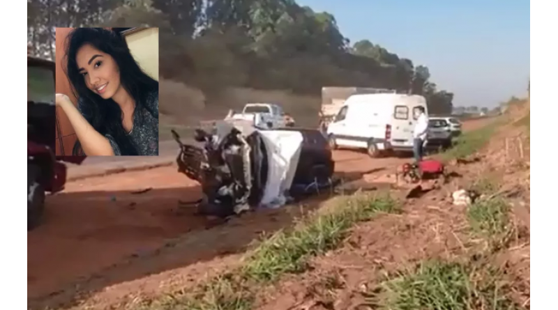 Jovem gravemente ferida em acidente entre carros morre entre Bastos e Rancharia 